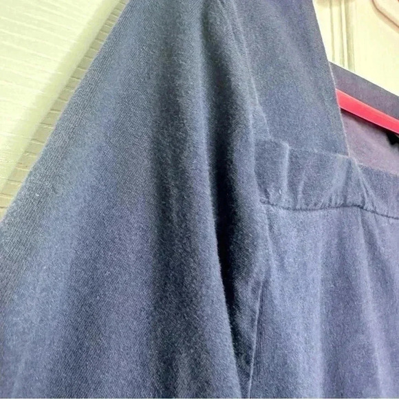 Tommy Hilfiger T-Shirt Square Neck Blue Size Extra Large - Picture 3 of 16